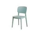 Silla de restaurante con respaldo de plástico, taburete de mesa de comedor, uso comercial, adecuada para estar sentado mucho tiempo, engrosada, duradera, moderna, silla de comedor simple para uso doméstico