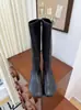Nueva Colección Otoño/Invierno 2026: Botas elásticas de punta redonda, corte ajustado, botas altas, botas de moda y elegantes por encima de la rodilla para mujer