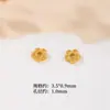 Cuentas espaciadoras de plata S925 chapadas en oro antiguas accesorios para joyería hecha a mano DIY accesorios Wenwan joyería Alto sentido