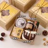 Set de regalo del Festival de Medio Otoño: Caja de regalo de jabón de osmanthus hecho a mano y pastel de luna, perfecta para regalos corporativos a empleados y clientes; también incluye un martillo de artemisa como regalo de salud y bienestar