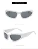Gafas de sol Y2g para chica hot Gafas retro Estilo europeo y americano para Instagram Gafas deportivas de celebridad de Internet para hombre y mujer Gafas