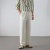 Calça Casual de Luxo Solta de Tamanho Grande para Homens com Tecido Leve e Fluido - Novo Estilo Verão 2026