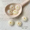 Flor de Cerezo TempranaSentimiento de PrimaveraRosa y VerdeVidrio ChecoHecho a Mano con CuentasPulsera DIYAccesorios de Material para Hacer Pulseras a Mano