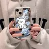 Funda para iPhone Apple 17promax Perro Línea 17air/17pro/17 Linda 7 Nueva A3527 Moderna