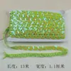 Encaje Trenzado con Borde en S de Lentejuelas Ropa Hecha a Mano Ropa para Muñecas Cuello Costura Láser Accesorios DIY Borde Ondulado