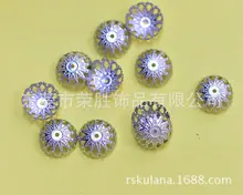 厂家批发316不锈钢饰品配件 不锈钢花帽 花托 珠托 帽托 珠帽
