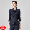 Conjunto de Traje Profesional para Mujer Otoño/Invierno 2026, Elegante Atuendo para Ir al Trabajo, Ropa Formal para Salón de Belleza, Uniforme de Trabajo de Atención al Cliente de Hotel