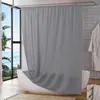 Cortina de ducha de color sólido PEVA transfronteriza, cortina impermeable, cortina divisoria de baño de dormitorio engrosada de un solo color, cortina de ducha con aislamiento térmico, cortina de baño
