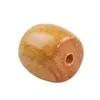 Madeira Maciça Natural Jacarandá Contas Soltas Contas Cilindricas de Corte Reto Contas Tambor de Madeira Zeller Acessórios para Pulseira DIY Acessórios Criativos para Pulseira