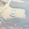 Botones de Conejo Impresos de Dos Ojos Estilo Lindo y Fresco Botones de Cabeza de Conejo de Dibujos Animados para Ropa Infantil Suéter Cárdigan Vestido Botones Decorativos