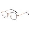 Marco de titanio 98581 polígono 50 liso versátil para hombre disparo callejero mujer estudiante gentil tendencia de moda gafas al por mayor