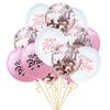 AliExpress 15 Piezas nuevo Team Bride combinación de globos de confeti color oro rosa Decoración para despedida de soltera boda