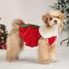 Roupas para Animais de Estimação Natal Inverno Clássico Roupas para Cães Vestido de Natal Roupa de Ano Novo Feriado Item Popular Transfronteiriço