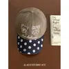 Lu Yuxiao Mismo Estilo Versión Coreana Bordado de Letras Gorra de Béisbol para Mujer Cabeza Grande Ala Ancha Hace que la Cara Parezca Más Pequeña Gorra tipo Pato Venta al por Mayor