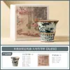 Taza de Té de Cerámica Beige del Horno Ru Fabricante Taza de Maestro Juego de Té para el Hogar Taza Individual Alta Apariencia Taza para Beber Té Taza de Cata de Té
