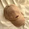 Gorra de Béisbol Alq con Bordado 3D, Moda Versátil Estilo Coreano con Visera, Estilo Pareja, Gorra Suave que Adelgaza el Rostro