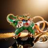 Cristal incrustado de diamante elefante carro chaveiro metal bonito das mulheres bolsa pingente chaveiro anel criativo presente transfronteiriço