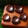 Piedra de Masaje Corazón de 30 mm Piedra Natural Cristal Ágata Forma de Corazón Piedra de Olvido Piedra para el Pulgar Fuente Transfronteriza Fabricante Joyería