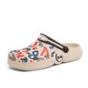 Sapatos Croc de Solado Grosso Verão Novo Camuflado Sandálias de Solado Macio Antiderrapantes Anti-Odor Dupla Utilização Sandálias de Dirigir Estilo Moderno Masculino