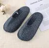 2026 Zapatos para Gatear Pantuflas de Suela Suave Tela de Algodón para Mujer Suela Fina Interior Exterior Todo Algodón Punta Cerrada Pantuflas de Algodón para Interiores Hogar Hombres
