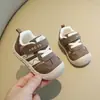 Sapatos de caminhada para bebês, para meninos e meninas, modelos de primavera e outono, sapatos de estabilidade infantil, sapatos casuais funcionais de sola macia para 1 a 3 anos, tênis