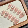 Estilo Princesa Olho de Gato Francês Borboleta Peças de Manicure Vestíveis Feitas à Mão Clareamento de Alto Padrão Manicure de Luxo Leve Manicure Vestível Manicure Atacado
