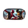 Nueva Estuche de Lápices de Deadpool y Wolverine Estudiante Gran Capacidad Caja de Papelería Genial Poliéster Resistente al Desgaste Estuche de Lápices de Almacenamiento Lote