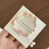 Pulsera de cerámica linda tejida a mano, estilo chino nuevo, cuerda de mano pequeña y fresca, para hombres y mujeres, literaria, antigua, pulsera de cuentas, venta al por mayor