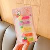 Hairpin Mulheres Crianças Summer Bangs Hairpin Back of Head Broken Hair Clip Internet Celebridade 2022 Novo Estilo No Harm Headwear bonito
