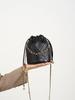 2026 Nuevo Modelo Bolso Cruzado Tipo Cubo Bolso Coreano de Nicho Bolso Versátil Pequeño con Cadena Bolso de Mujer de Piel Genuina