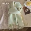 Bufanda nueva de mezcla de lana, bufanda de color liso para mujer para invierno, bufanda tejida cálida de longitud media, calentador de cuello, venta al por mayor para ventas transfronterizas