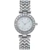 Explosiones de Comercio Exterior Moda Patrón Romano Diamante Reloj de Pulsera para Mujer Reloj de Pulsera de Cuarzo Brazalete Reloj de Pulsera para Mujer Fabricantes en stock