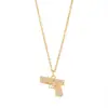 2026 Nuevo Collar Punk Transfronterizo Estilo Hip-Hop Máquina de Guerra con Colgante de Pistola Completo de Diamantes de Alta Gama para Mujeres Venta al por Mayor