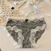 Calcinhas Florais Francesas para Meninas Algodão Puro Algodão Antibacteriano na Virilha Nova Renda Sexy Confortável que Cobre o Quadril Calcinhas de Outono e Inverno