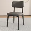 Cadeira de Restaurante na Cor Creme, Mesa e Cadeiras de Jantar Minimalistas para Hotel, Cadeira de Jantar Moderna Nórdica, Cadeira de Uso Doméstico Levemente Luxuosa com Encosto
