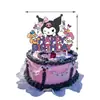 Tema Kuromi Decoración para Fiesta de Cumpleaños de Kuromi Bandeja de Papel Kuromi Servilleta Mantel Taza de Papel Set de Banderines
