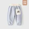 Calça de Moletom para Bebê Estilo Novo de Primavera Calças Esportivas Calças Casuais Infantis Calças para Crianças Pequenas Meninos e Meninas Calças Quentes para Exterior