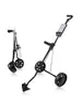 Carro Plegable de Golf Coche de Hierro de Dos Ruedas Bolsa para Pelotas de Golf Carrito de Mano Carrito de Alquiler Suministros para el Campo de Golf