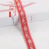 Cinta Jacquard de Rosa Estilo Chino de 2.5cm Decoración de Ventanas para Textiles del Hogar Decoración de Ropa Accesorios de Encaje Hechos a Mano DIY G3614