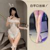 Humo Persistente Talla Grande Ropa Interior Sexy Conejita Sexy Lindo Uniforme Pareja Femenino Encaje de Loto Chica Caliente