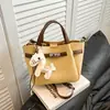 Design Simples e Único em Cor Sólida, Bolsa Saco de Grande Capacidade, Novo Estilo de Alta Qualidade, Bolsa de Mão Doce e Estilosa, Bolsa da Moda para Mãe e Filha