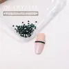 Zirconia Nuevo Súper Brillante Fondo Plano 1.5 Cuadrado Uñas Arte Pedrería Irregular de Colores Pegatinas Cuadradas Pequeñas para Uñas Decoraciones de Pedrería