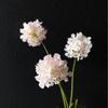Juego de 3 mini hortensias de simulación para ventana de boda, flores falsas para sujetar flores, flores falsas, accesorios para diseño de banquete, bola de nieve fragante