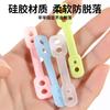 Cabide de Silicone com Presilha à Prova de Vento, Varal de Roupas Colorido com Presilha Antiderrapante, Varal de Roupas para Exterior com Presilha de Fixação Multifuncional Anti-Queda
