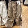 Overol acolchado cálido con forro polar para mujeres solteras japonesas otoño e invierno 2024 pantalones de paracaidista pantalones de carga pantalones casuales Y470732