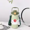 Acero Inoxidable 316 Portátil Elegante Taza con Popote Grado Alimenticio Simple para Deportes al Aire Libre Termo de Gran Capacidad con Buena Apariencia