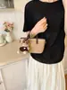 Colección de otoño transfronteriza nueva: bolso de hombro retro de gamuza para mujer, un bolso cruzado o de mano elegante y discreto para el día a día