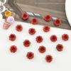 Nova simulação Ins Rose Nail Jewelry Explosive Camellia Soft Carved Haina Diamond Internet Celebrity Wear Armor Accessories
