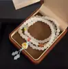 Celebridad de Internet Uña de Gato Qingti Pulsera Fresca Estilo Dulce de Niña Estilo Pareja Pulsera para Dedos de Mujer Cadena de Cuentas Suave para Mano Venta al por Mayor