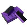 Uña bloque de tofu de arena negra de tres lados lima de arena negra bloque de tofu de alta elasticidad lima de uñas de arena negra lima de uñas de arena negra